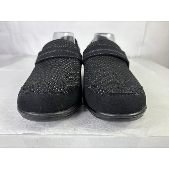 Orthofeet Quincy 821 Womens Size 11.5 D Wide Black Slip On Orthopedic Shoes - Picture 3 of 12